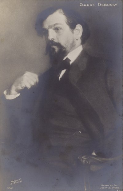 Claude Debussy, French composer by Jacques Emile Blanche